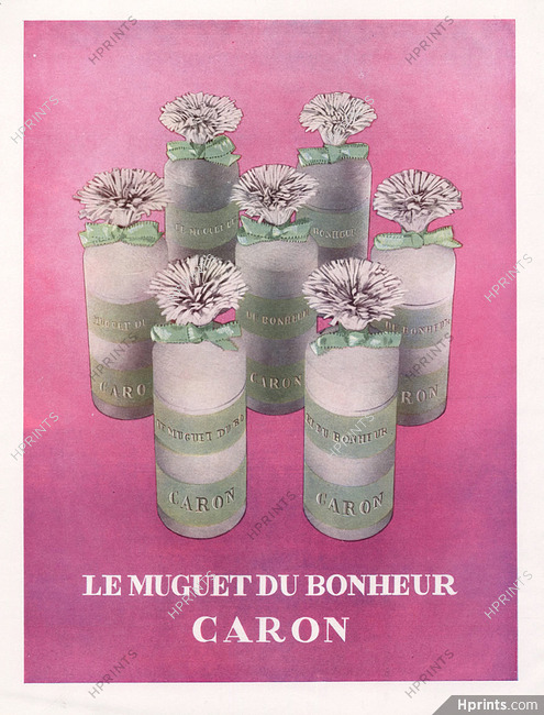 Caron (Perfumes) 1953 Le Muguet du Bonheur, Lily Of The Valley