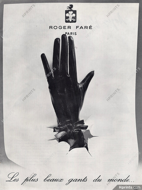 Roger Faré 1957 Gloves