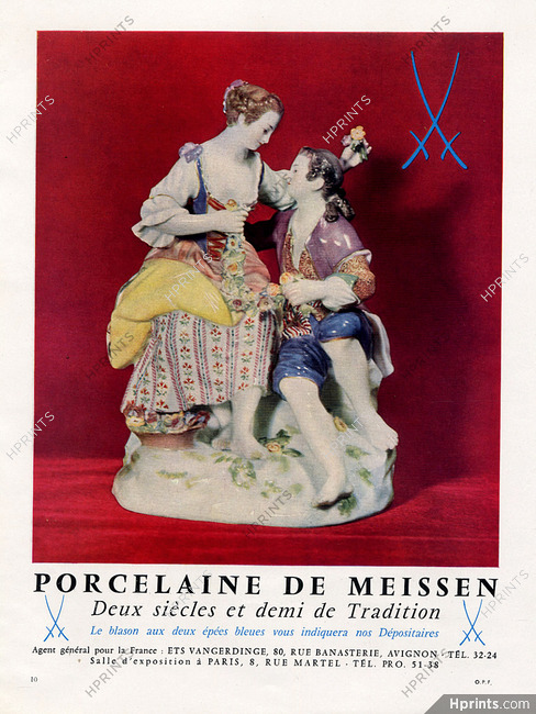 Porcelaine de Meissen 1957
