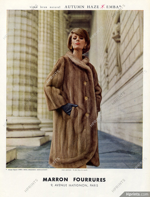 Marron Fourrures 1963 Emba Autumn Haze, Fur Coat