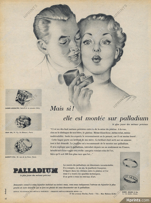 Palladium (Jewels) 1953 Rings
