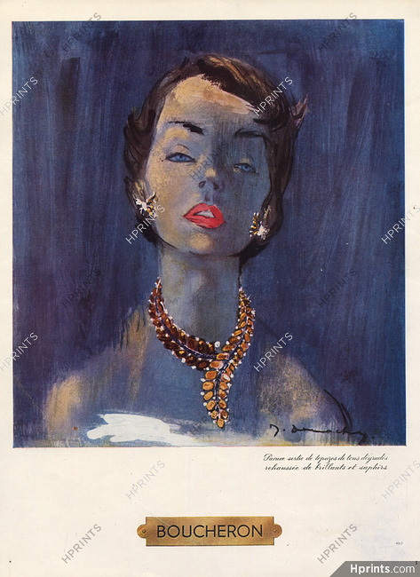 Boucheron 1949 Parure sertie de Topazes, Jacques Demachy
