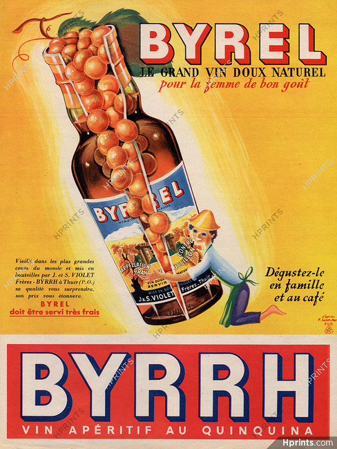 Byrrh 1957 Byrel,M.S de Saint Marc