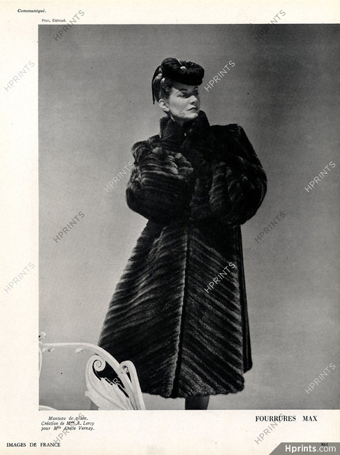 Fourrures Max 1941 Fur Coat