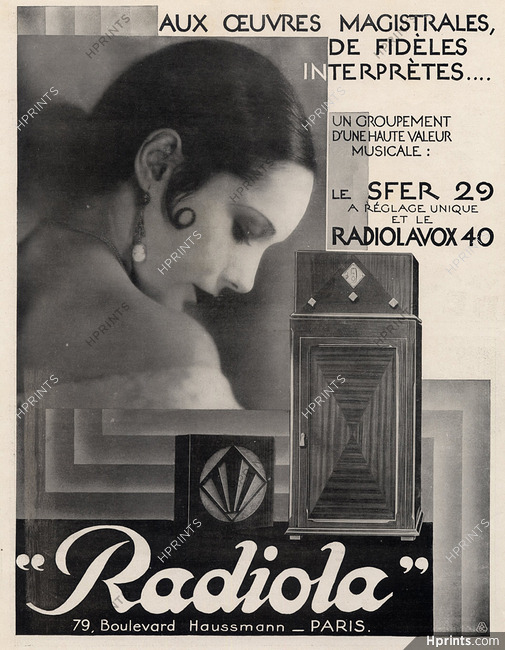Radiola (Music) 1929 Art Deco, Gypsy