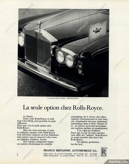 Rolls-Royce 1977 Silver Shadow II