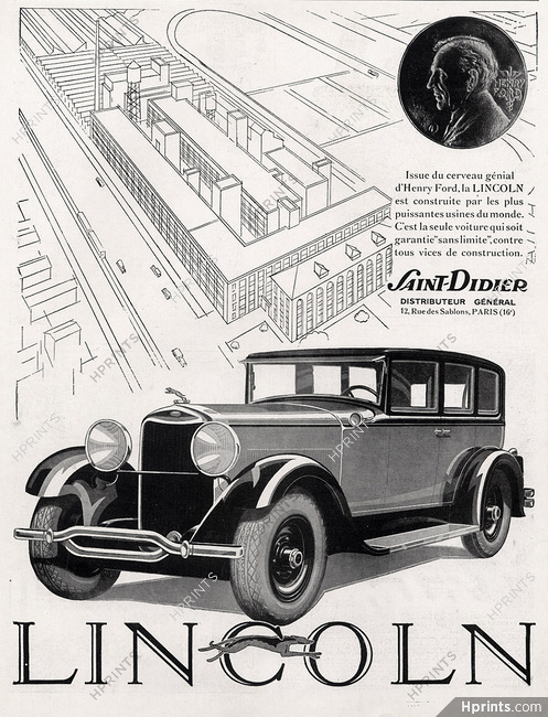 Lincoln 1929 Factory