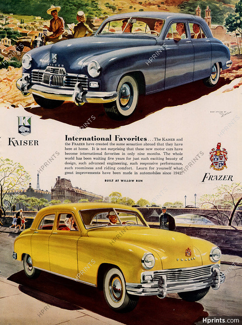 Kaiser & Frazer 1947 American Cars
