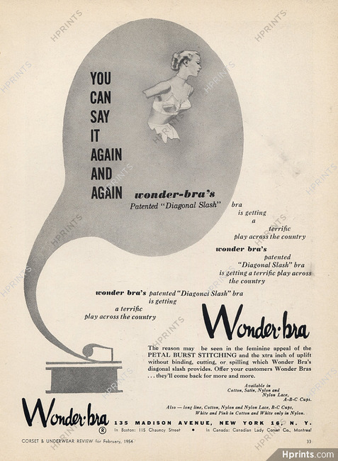 Wonderbra 1954 — Advertisement