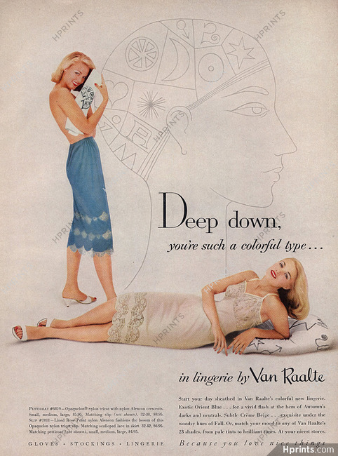 Van Raalte (Lingerie) 1957 Nightgown