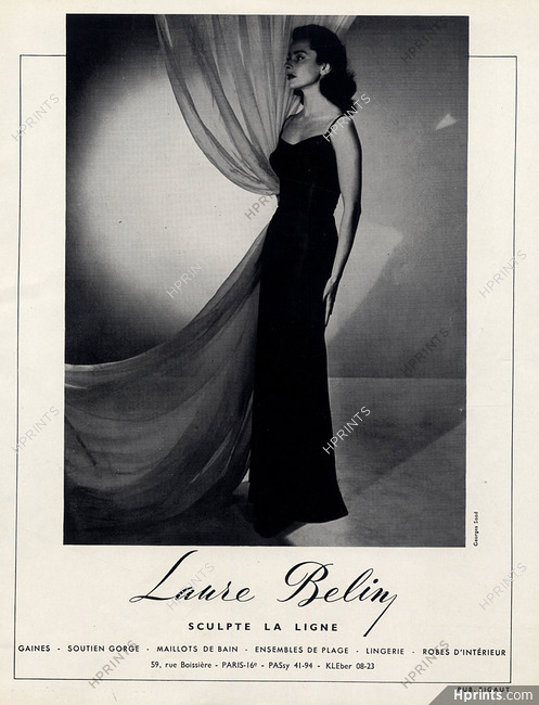 Laure Belin 1953 Robe d'intérieur, Georges Saad, Nightgown