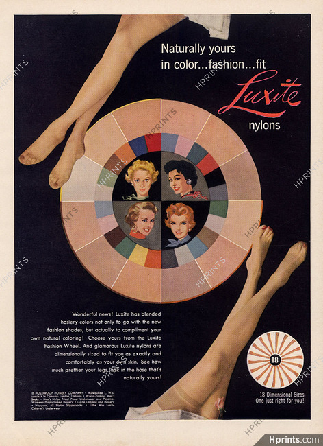 Holeproof (Stockings) 1954 Luxite