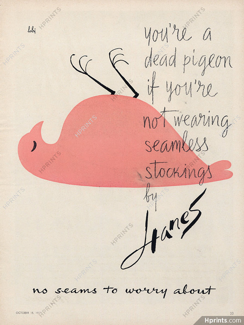 Hanes 1957 Bobri, Dead Pigeon