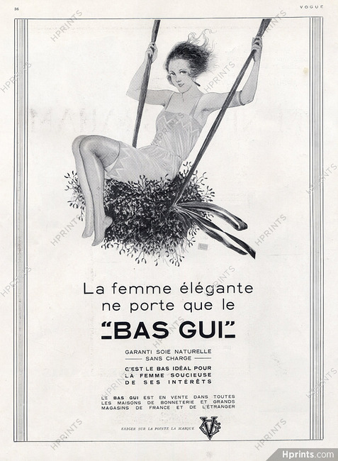 Bas Gui (Stockings) 1929 Léonnec