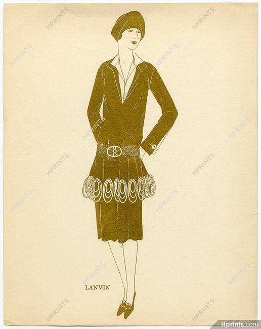 Montbrun 1924-25 Jeanne Lanvin, Gazette du Bon Ton