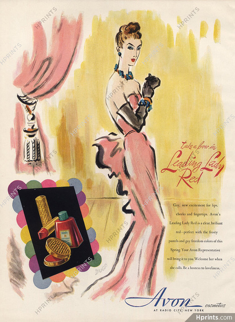 Avon (Cosmetics) 1947 Dugo