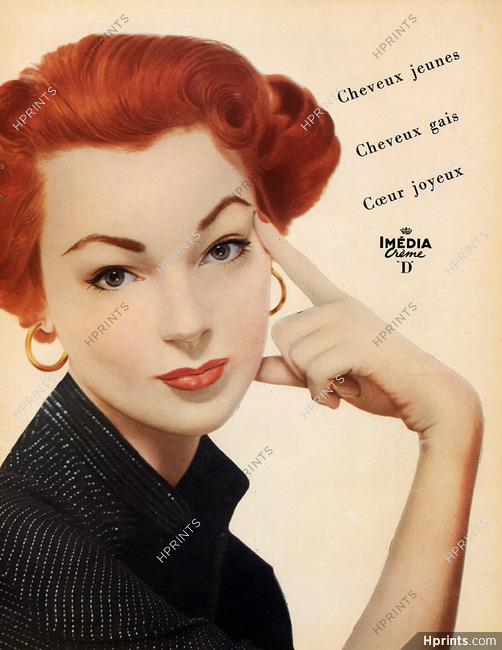 L'Oréal (Hair Care) 1953 Imédia, Dyes for hair, Hairstyle