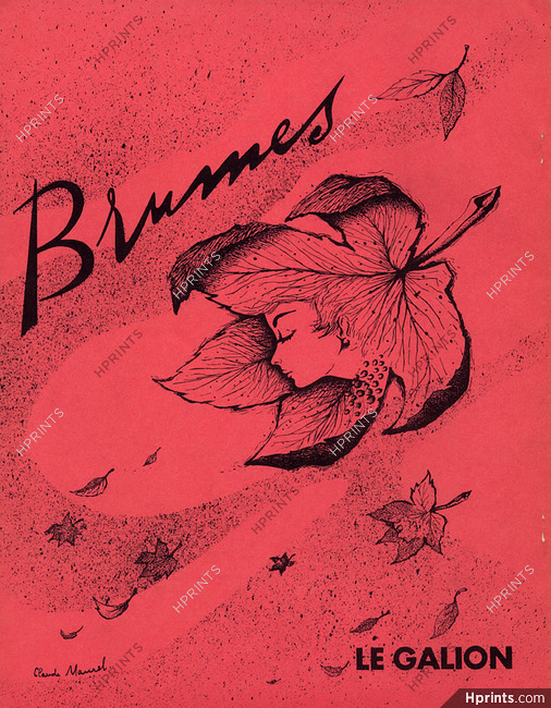 Le Galion (Perfumes) 1957 Brumes, Maurel