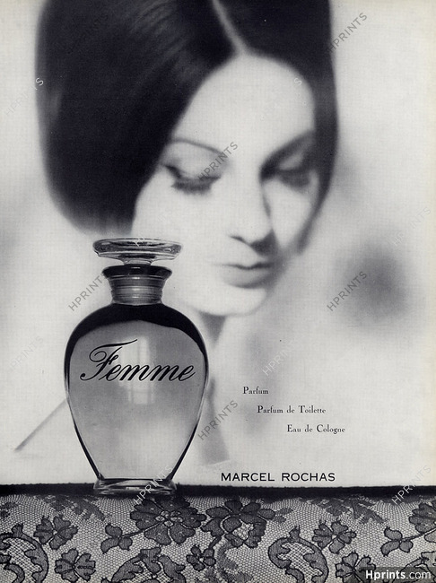 Marcel Rochas (Perfumes) 1961 Femme