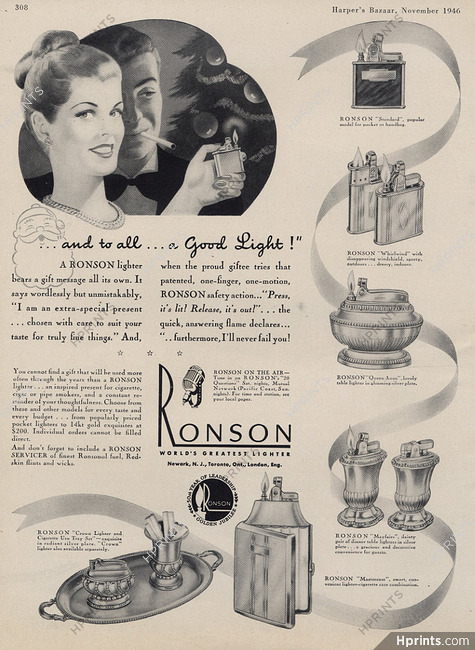Ronson (Lighters) 1946