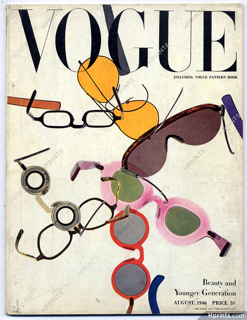 British Vogue August 1946, 108 pages