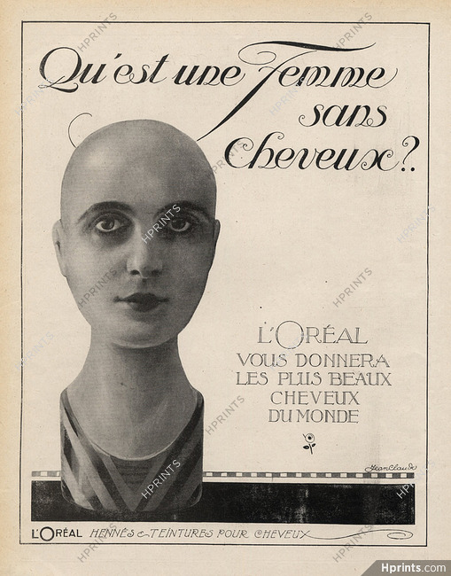 L'Oréal (Hair Care) 1919 Dyes for hair, Jean Claude