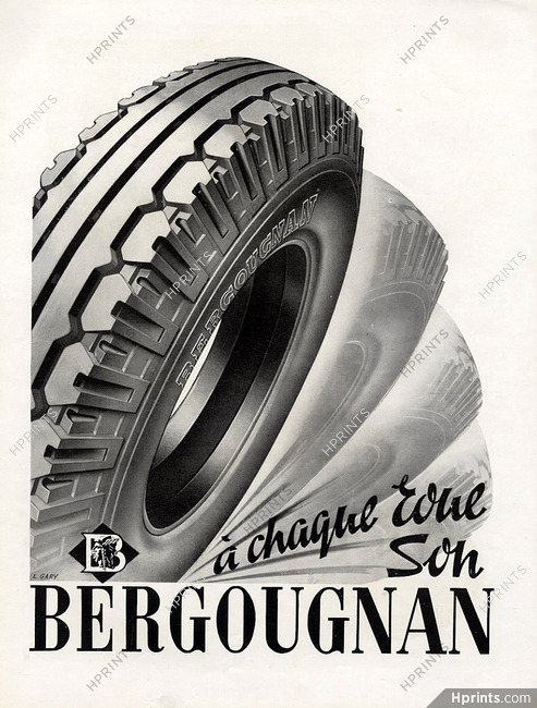 Bergougnan (Tires) 1949 L.Gary