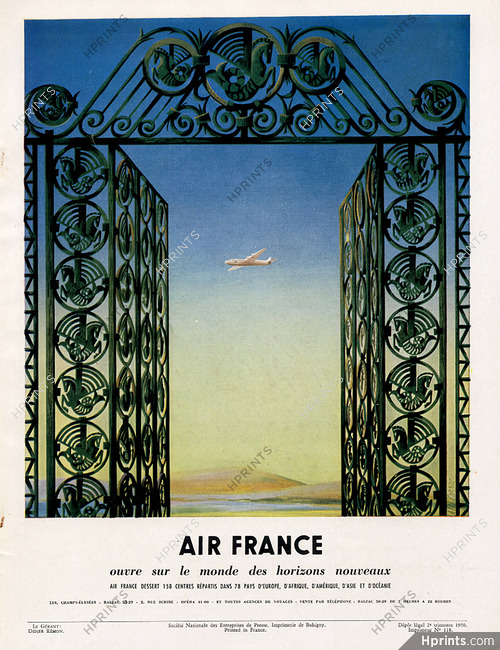 Air France 1950 Alain Cornic
