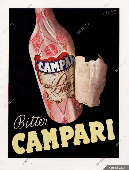 Bitter Campari 1951 Fisa