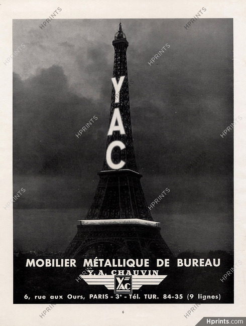 YAC Chauvin 1950 Eiffel Tower