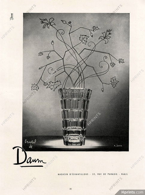 Daum (Crystal) 1951 Pierre Jahan
