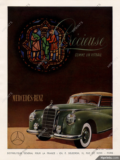 Mercedes-Benz 1951 Précieuse comme un vitrail