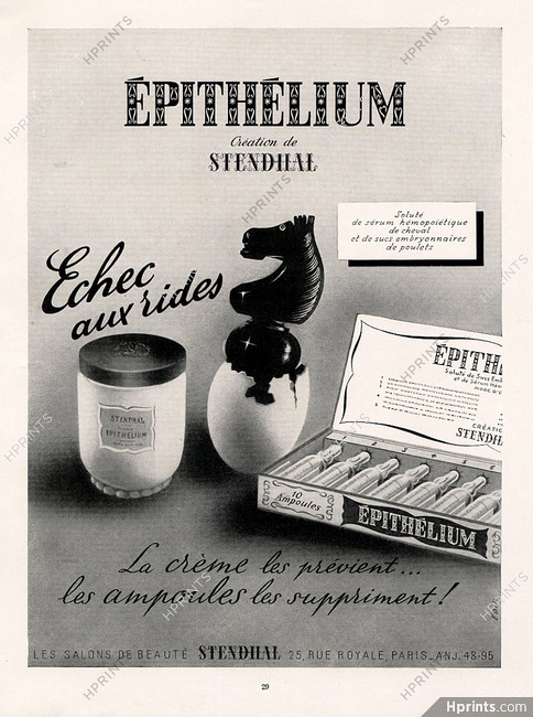 Stendhal (Cosmetics) 1951 Epithélium