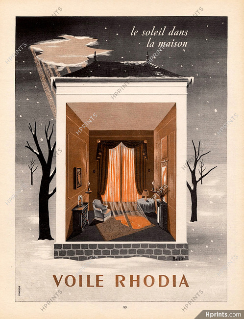 Voile Rhodia 1952 André Barlier