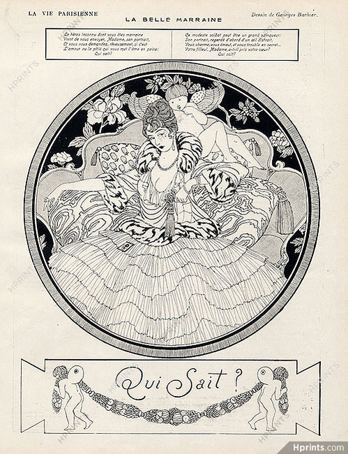 George Barbier 1915 ''La Belle Marraine'', War Godmother