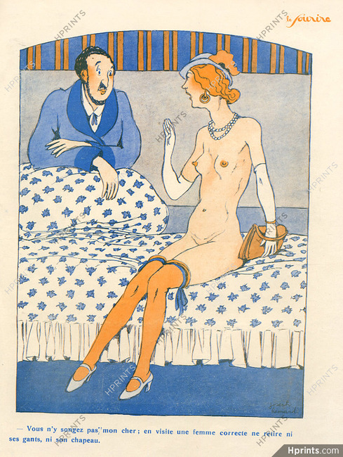 Joseph Hémard 1932 Nude
