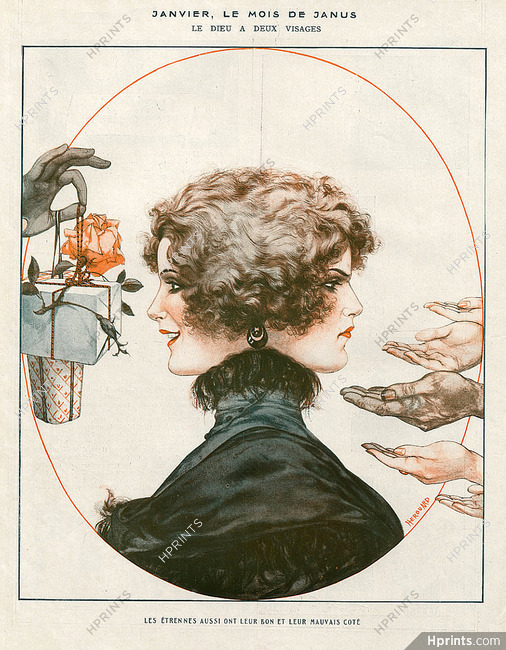 Hérouard 1922 ''Janvier le mois de Janus'' mythology