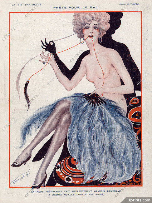Vald'Es 1922 ''Prête pour le bal'' Topless