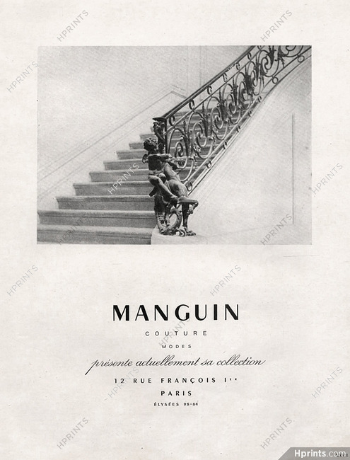 Lucile Manguin 1949 Label