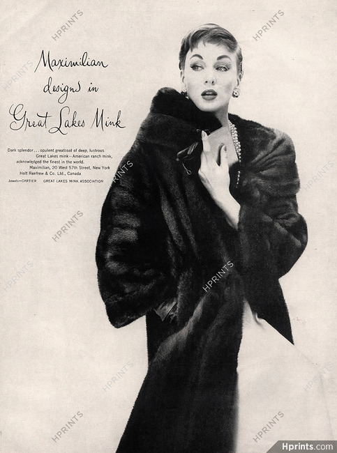 Maximilian (Fur coat) 1954 Jewels Cartier