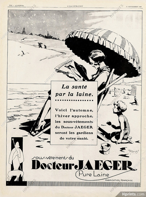 Docteur Jaeger (Underwear) 1928 Beach