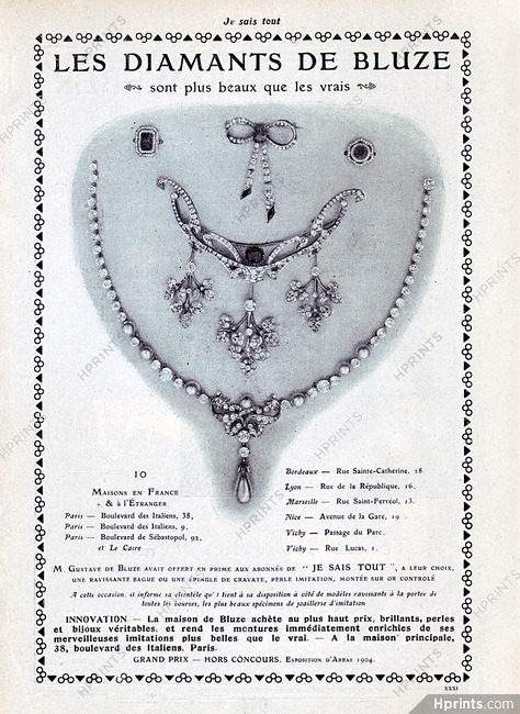 Gustave de Bluze (Jewels) 1905