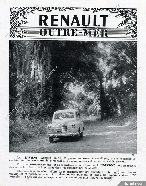 Renault Outre-Mer 1953 La Savane