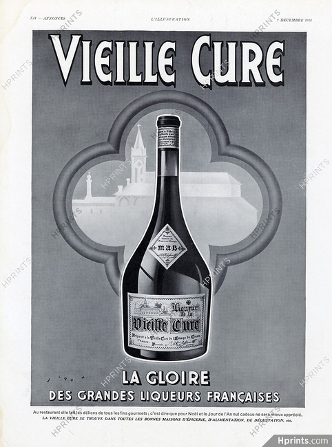 Liqueur de la Vieille Cure 1935 André Wilquin