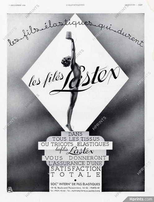 Filés Lastex (Lingerie) 1935