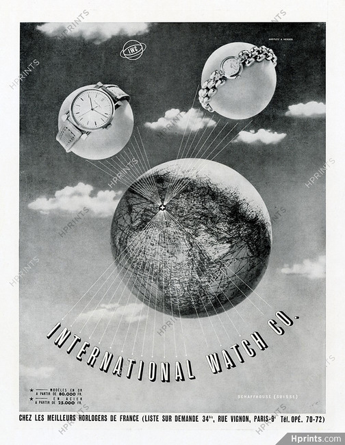 International Watch Co. (Watches) 1950