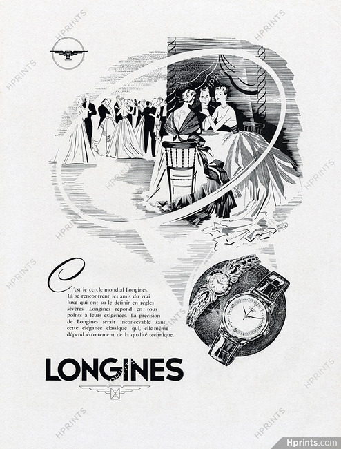 Longines (Watches) 1953 Henri Mercier