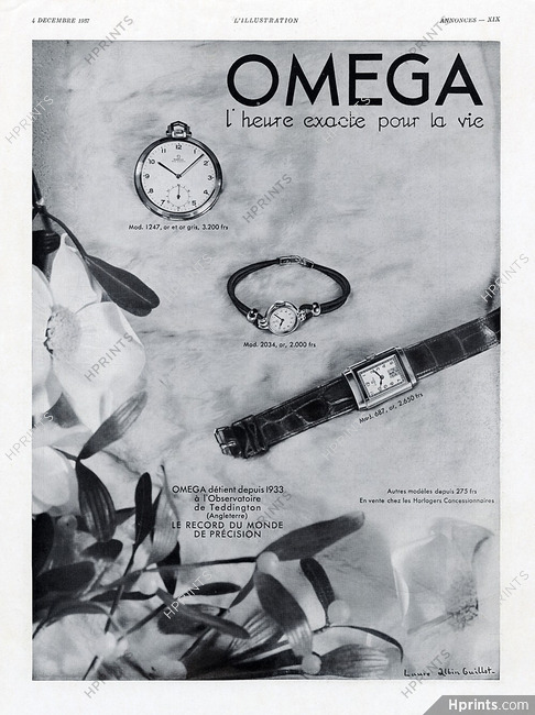 Omega (Watches) 1937 Laure Albin-Guillot