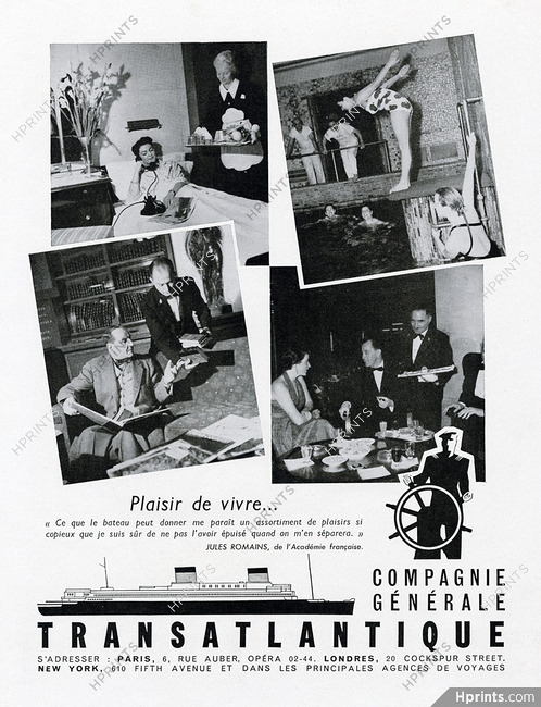 Compagnie Générale Transatlantique 1953