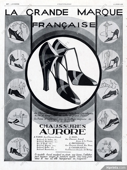 Chaussures Aurore (Shoes) 1928